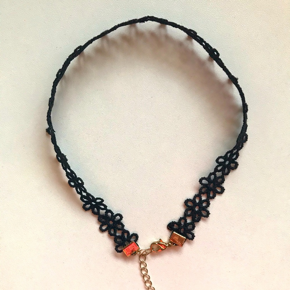2/$20 90s inspired crochet choker